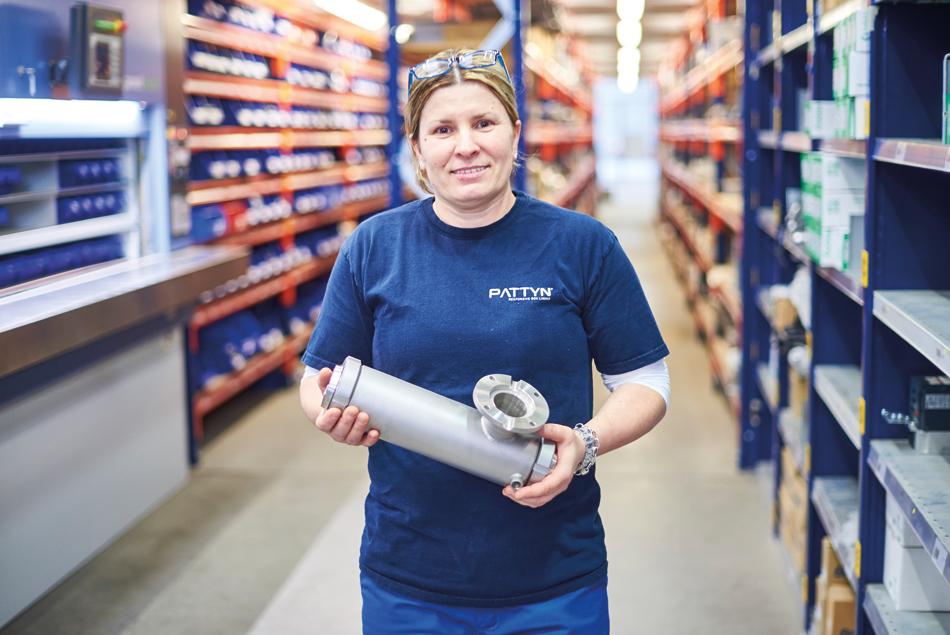 Quick delivery of spare parts by Pattyn