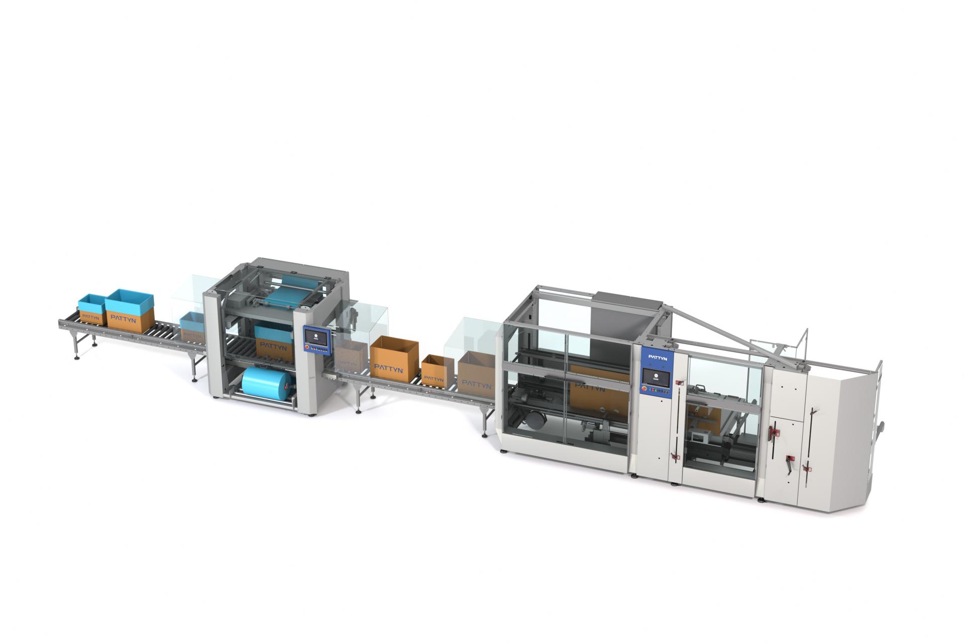 CE-31 Double Magazine Case Erector & FLEXIM-41 Random Bag Inserter