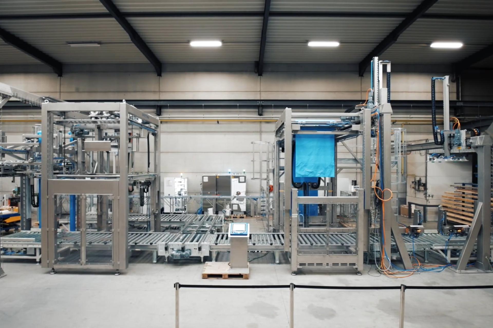 Octabine line Pattyn Bulk Packaging demo event