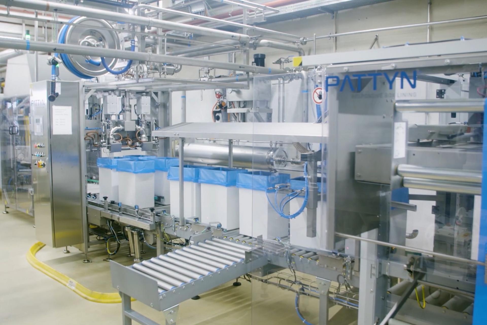 Watch the semi-liquid line in action